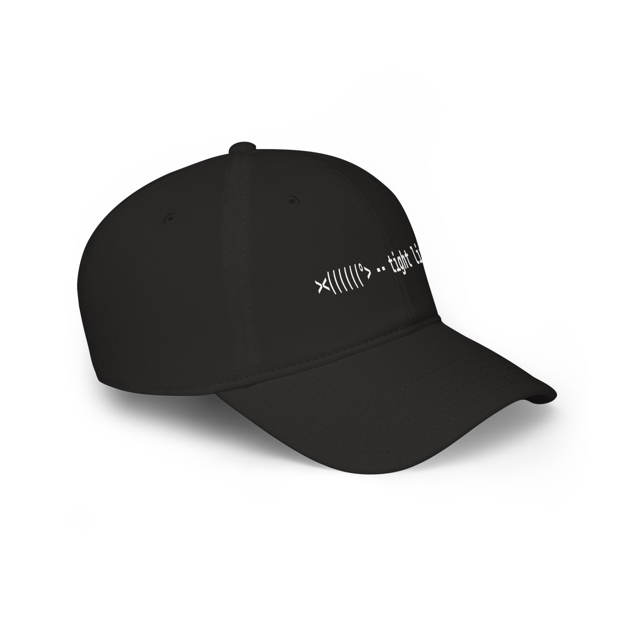 Sedna Fish Icon Low Profile Cap (Black)