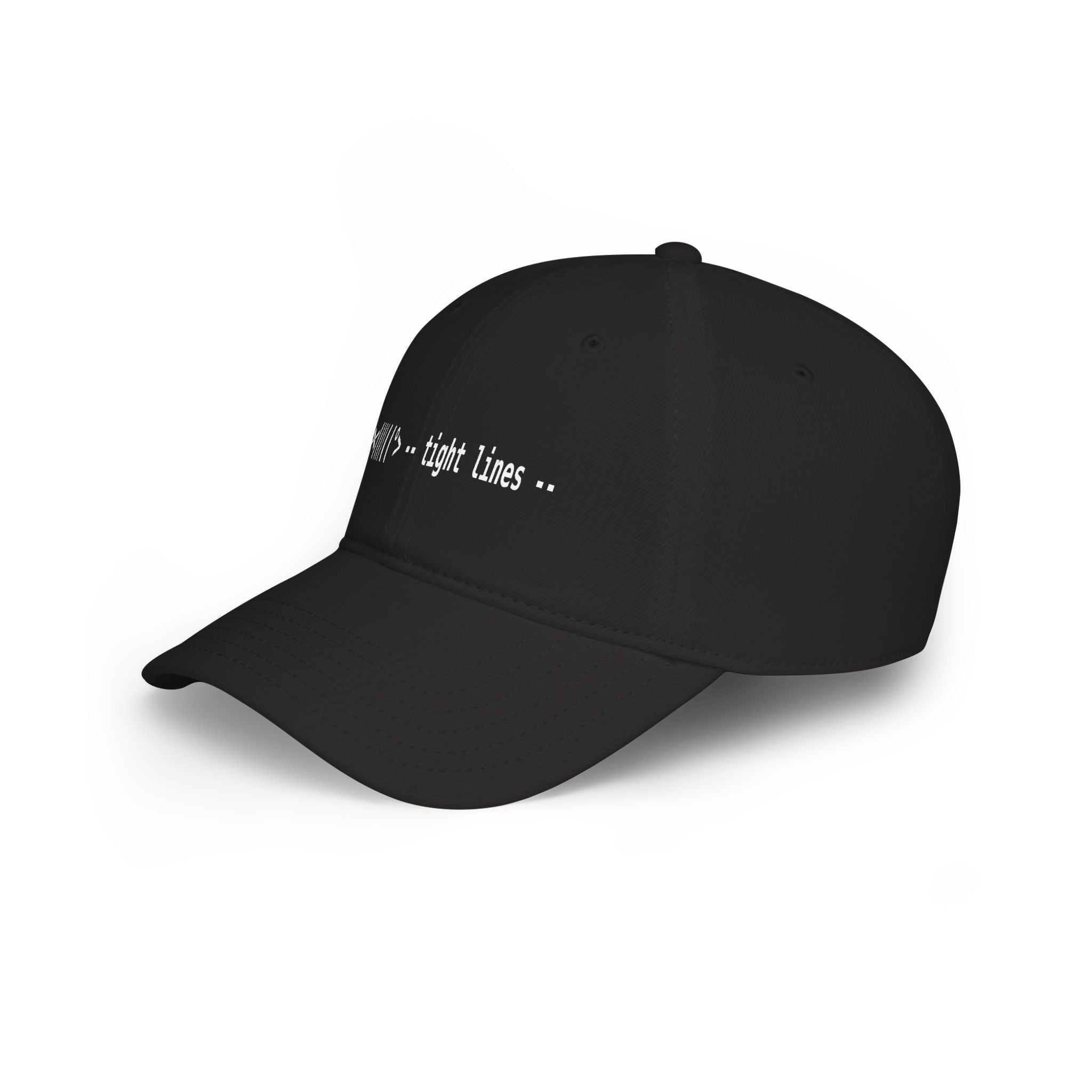 Sedna Fish Icon Low Profile Cap (Black)